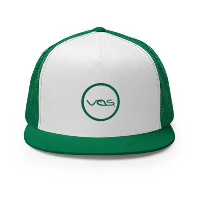VOS | 5 Panel Trucker Cap | Green Logo