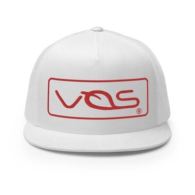 VOS | 5 Panel Trucker Cap | Red | 3D Embroidery