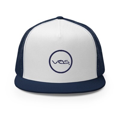 VOS | 5 Panel Trucker Cap | Navy Logo