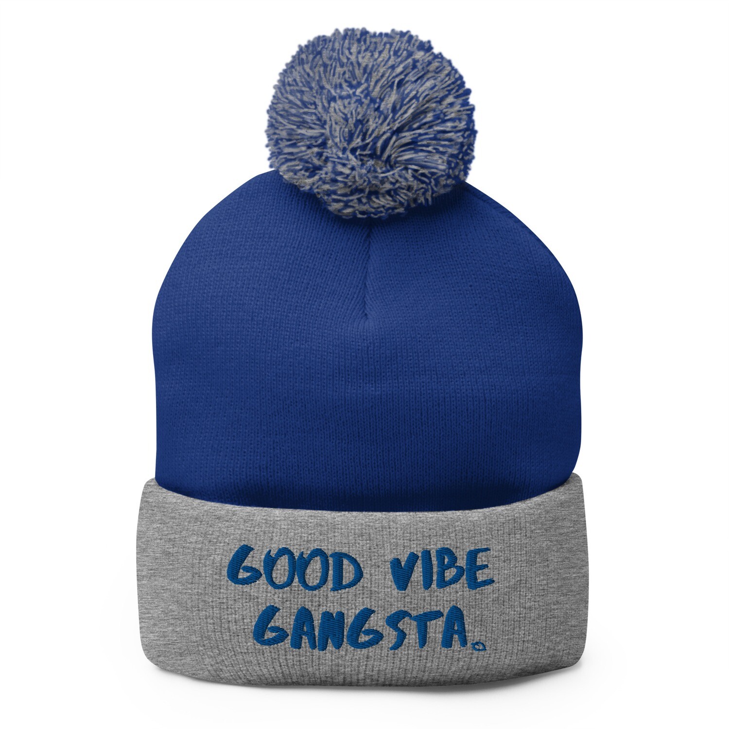 Good Vibe Gangsta | VOS | Blue Script Beanie