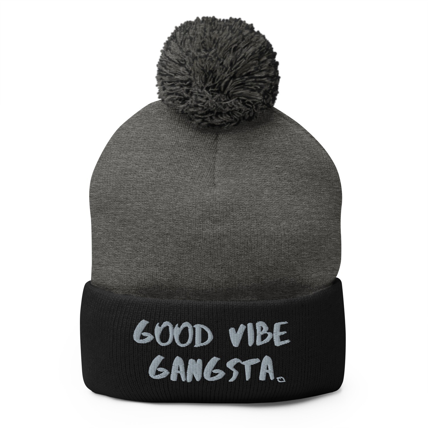 Good Vibe Gangsta | VOS | Grey Script Beanie