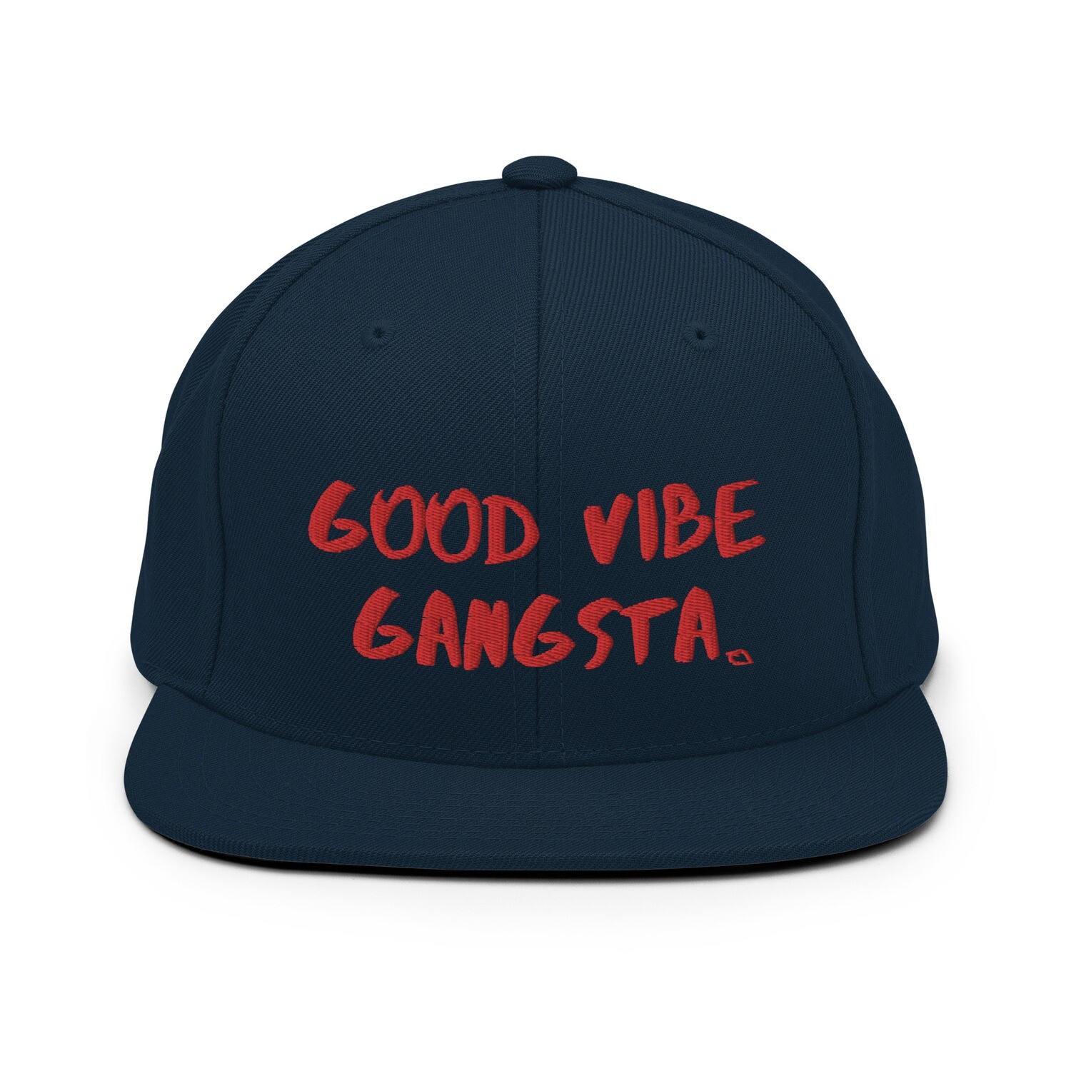 Good Vibe Gangsta | VOS | Red Script | Snapback Hat