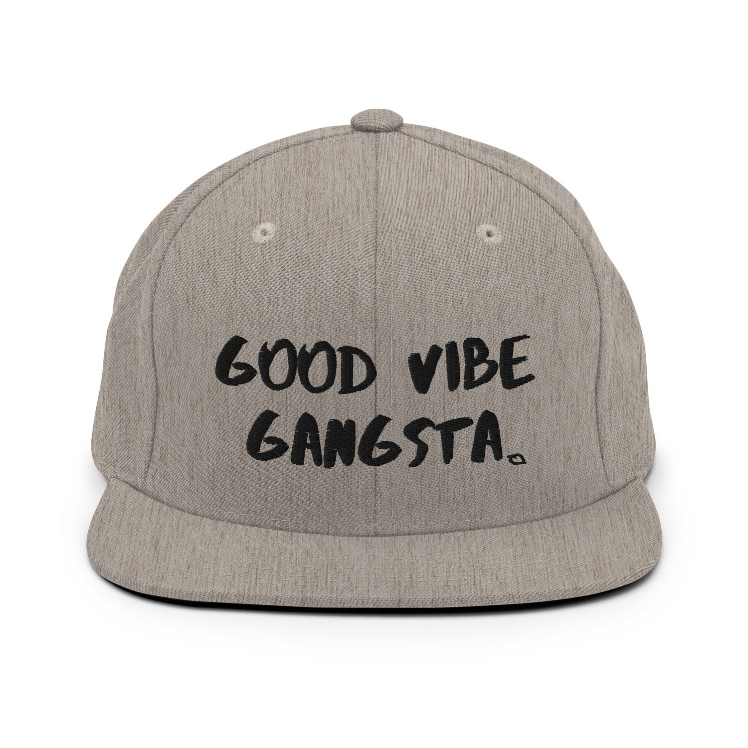 Good Vibe Gangsta | VOS | Black Script | Snapback Hat