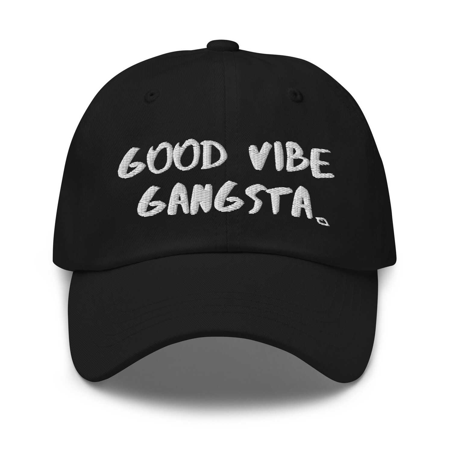 Good Vibe Gangsta | VOS | White Script | Ball Cap