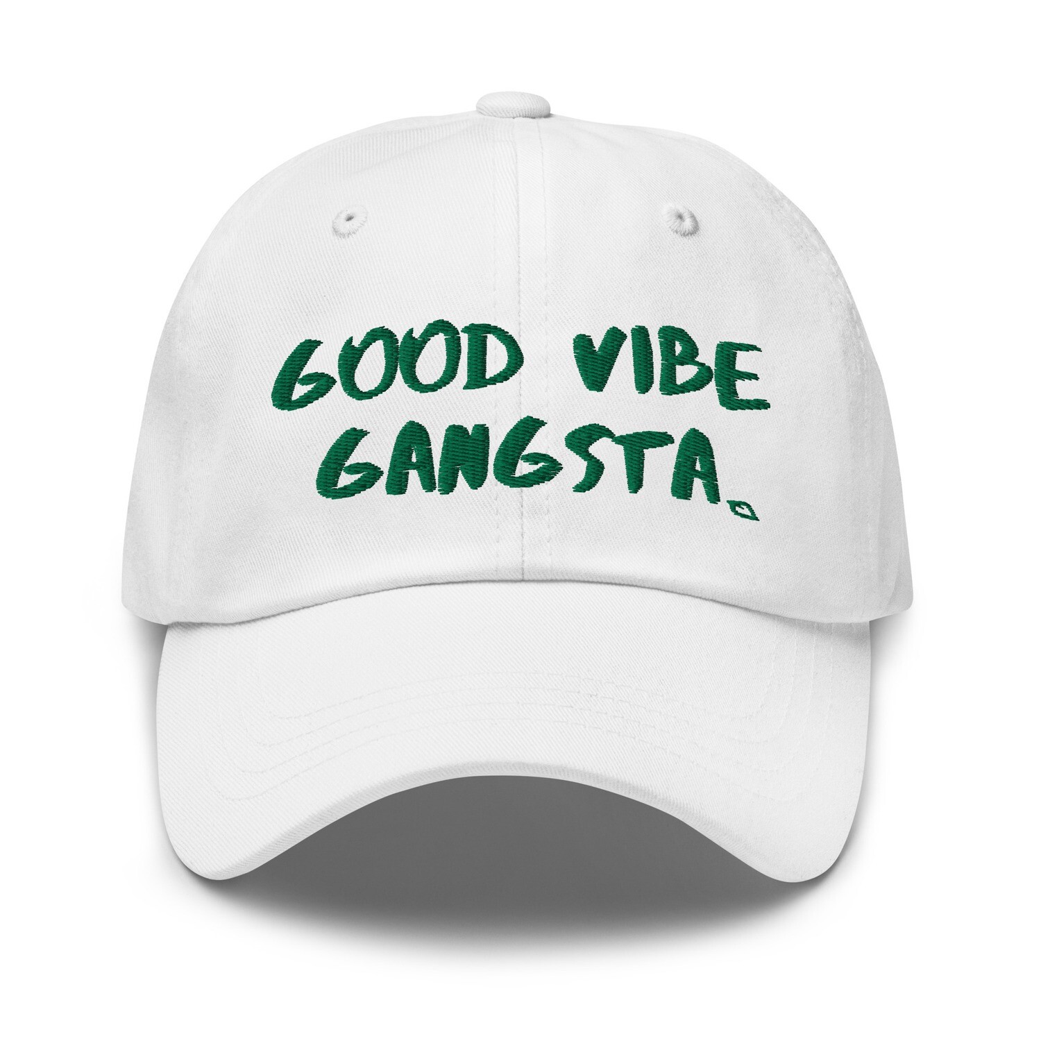 Good Vibe Gangsta | VOS | Green Script | Ball Cap