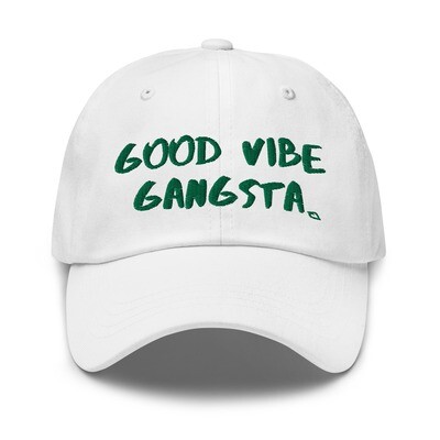 Good Vibe Gangsta | VOS | Green Script | Ball Cap