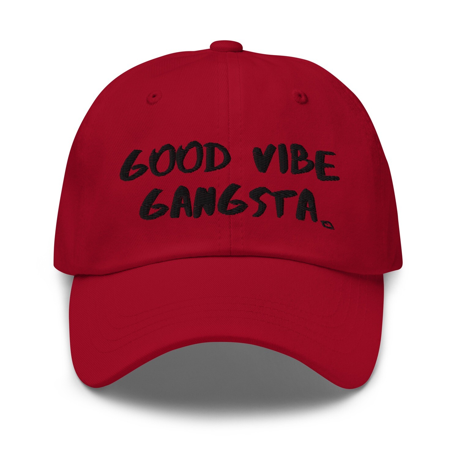 Good Vibe Gangsta | VOS | Black Script | Ball Cap