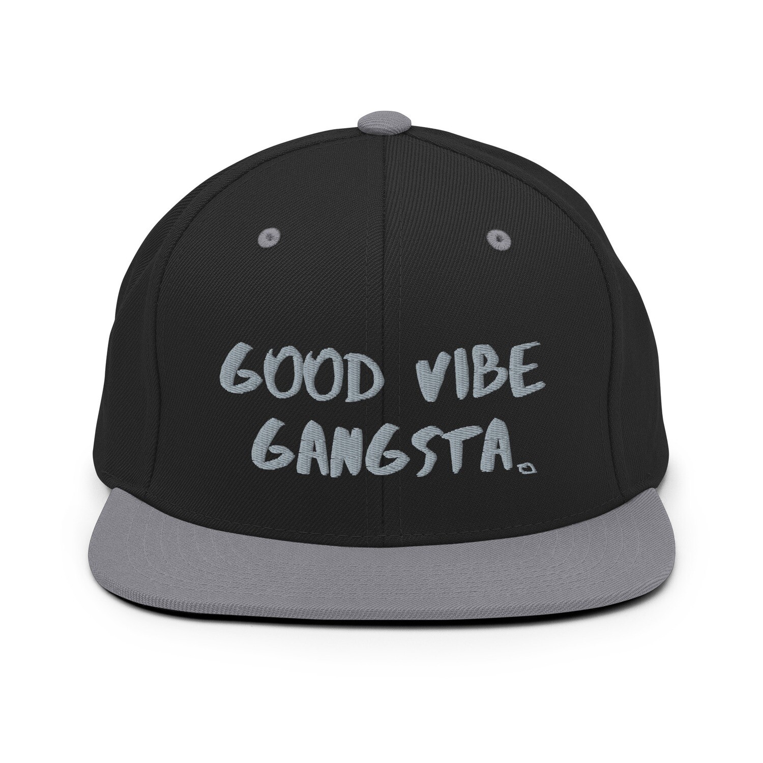 Good Vibe Gangsta | VOS | Grey Script | Snapback Hat