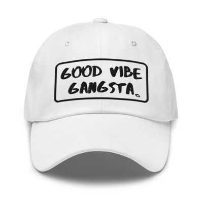 Good Vibe Gangsta | VOS | Black Script Outline | Ball Cap