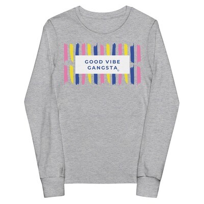 Good Vibe Gangsta | VOS | Expressive Youth Long Sleeve T-Shirt