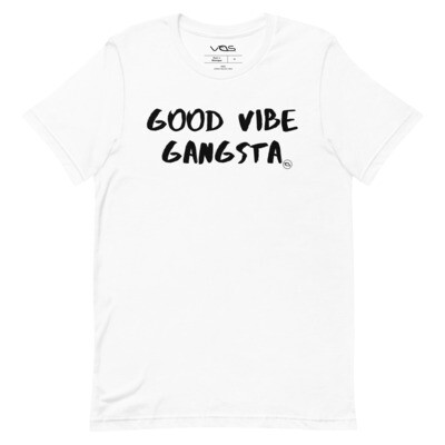 Good Vibe Gangsta | VOS | Black Script T-Shirt