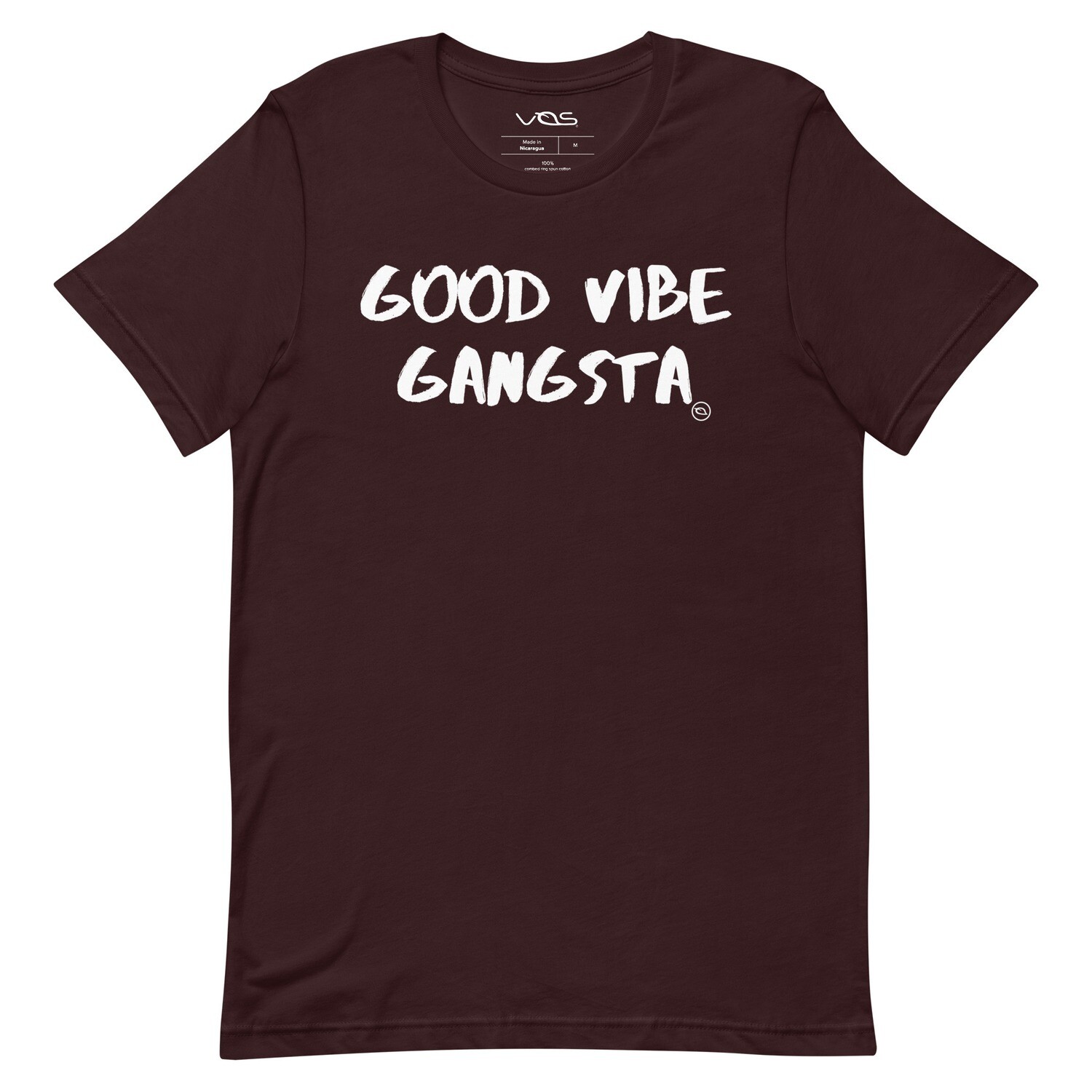 Good Vibe Gangsta | VOS | White Script T-Shirt