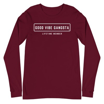 Good Vibe Gangsta | VOS | Lifetime Member Long Sleeve T-Shirt