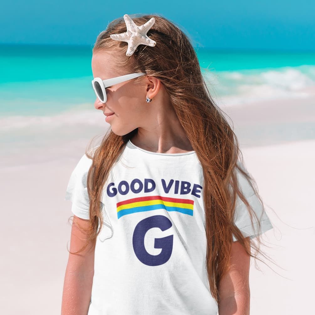 Good Vibe G | Embracing Joyful Energy | Kids Short Sleeve T-Shirt Good Vibe G | Embracing Joyful Energy | Kids Short Sleeve T-Shirt