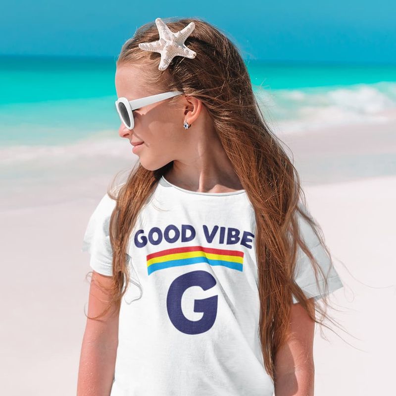 Good Vibe G | Embracing Joyful Energy | Kids Short Sleeve T-Shirt