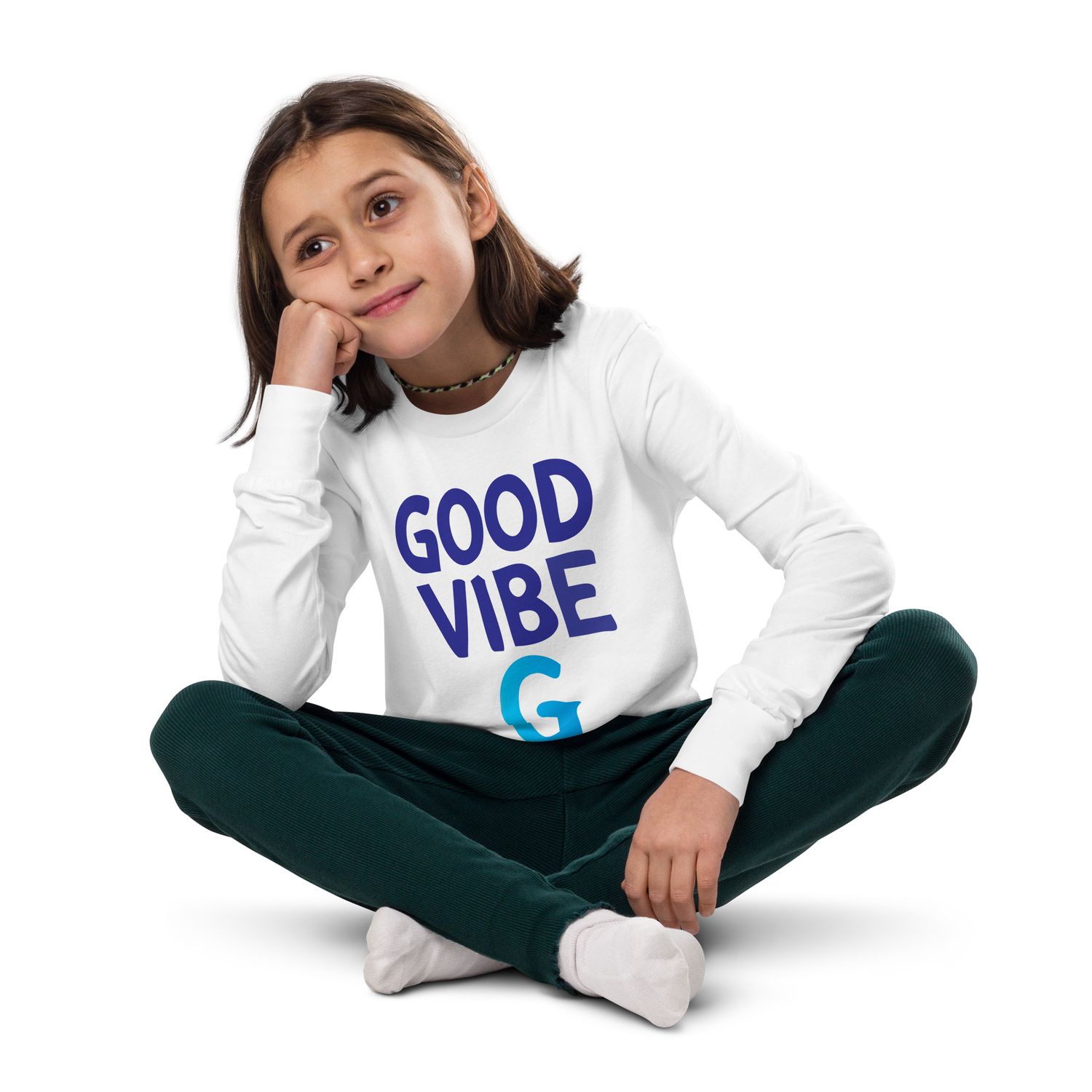 Good Vibe G | Bouncing Back From Mistakes | Kids Long Sleeve T-Shirt Good Vibe G | Bouncing Back From Mistakes | Kids Long Sleeve T-Shirt