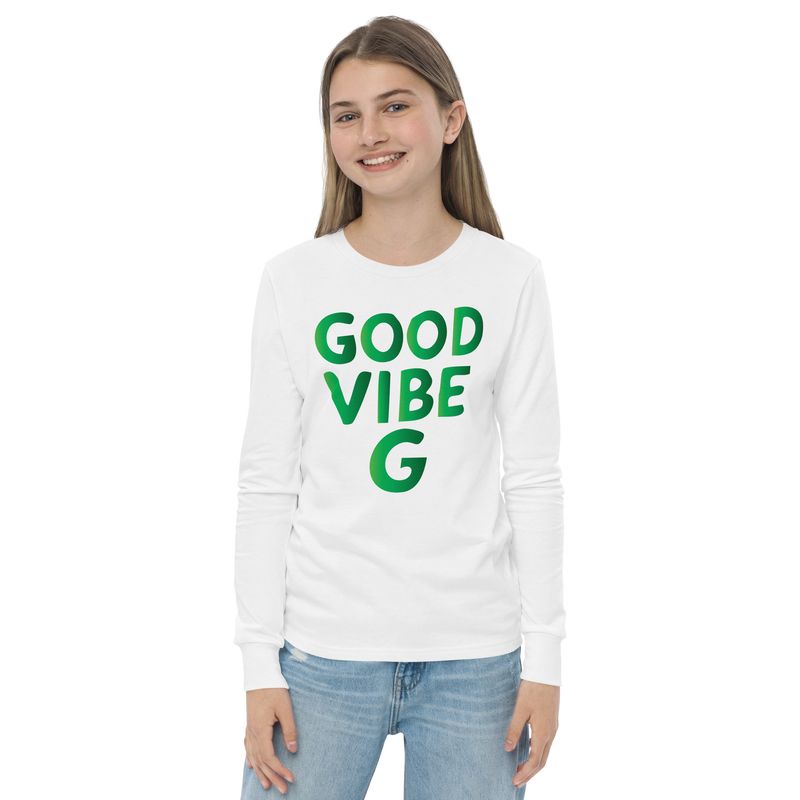 Good Vibe G | Appreciate Each Moment | Kids Long Sleeve T-Shirt