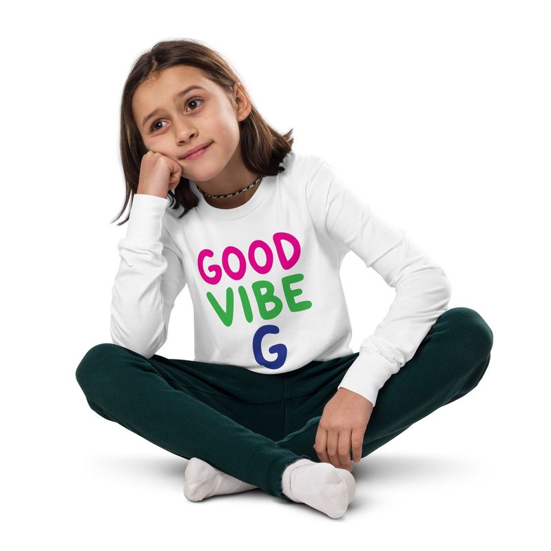 Good Vibe G | Fun Fest | Kids Long Sleeve T-Shirt