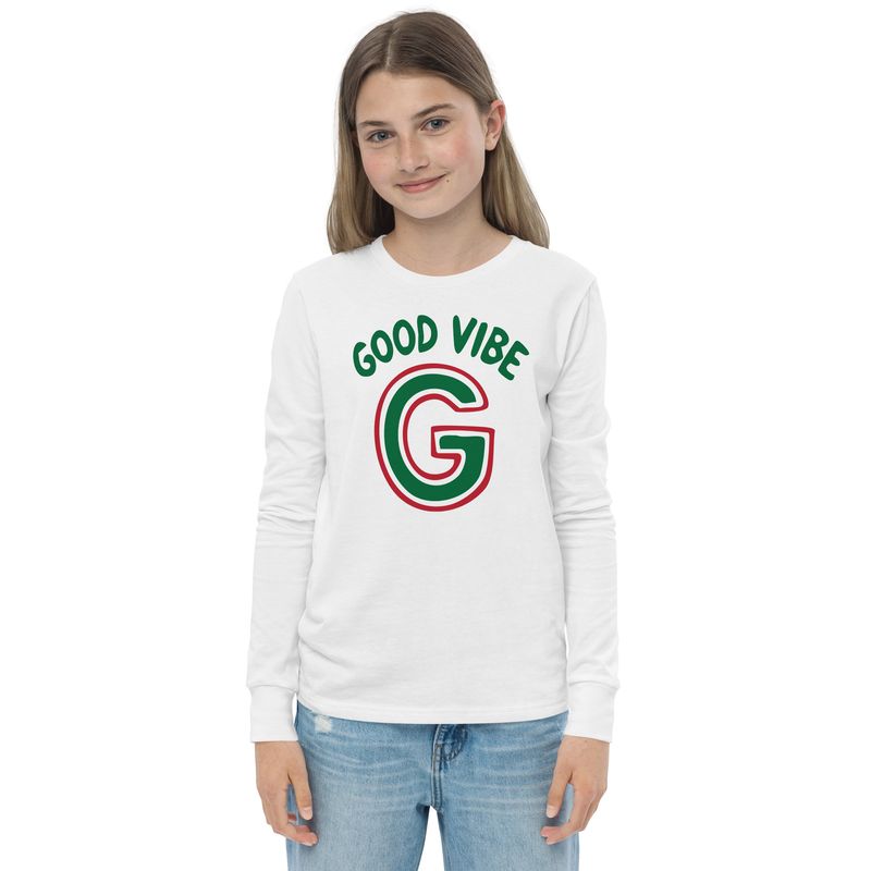 Good Vibe G | Leave Your Mark | Kids Long Sleeve T-Shirt
