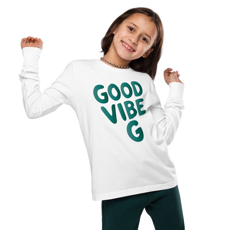 Good Vibe G | Learn From Mistakes | Kids Long Sleeve T-Shirt