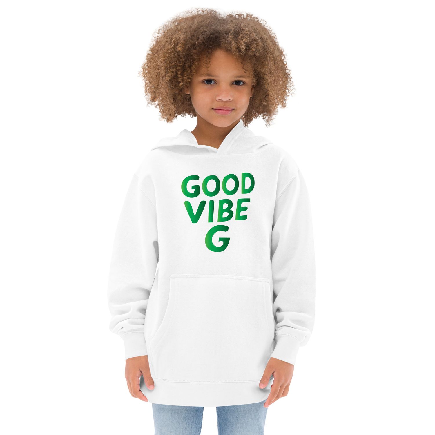 Good Vibe G | Appreciate Each Moment | Kids Fleece Hoodie Good Vibe G | Appreciate Each Moment | Kids Fleece Hoodie
