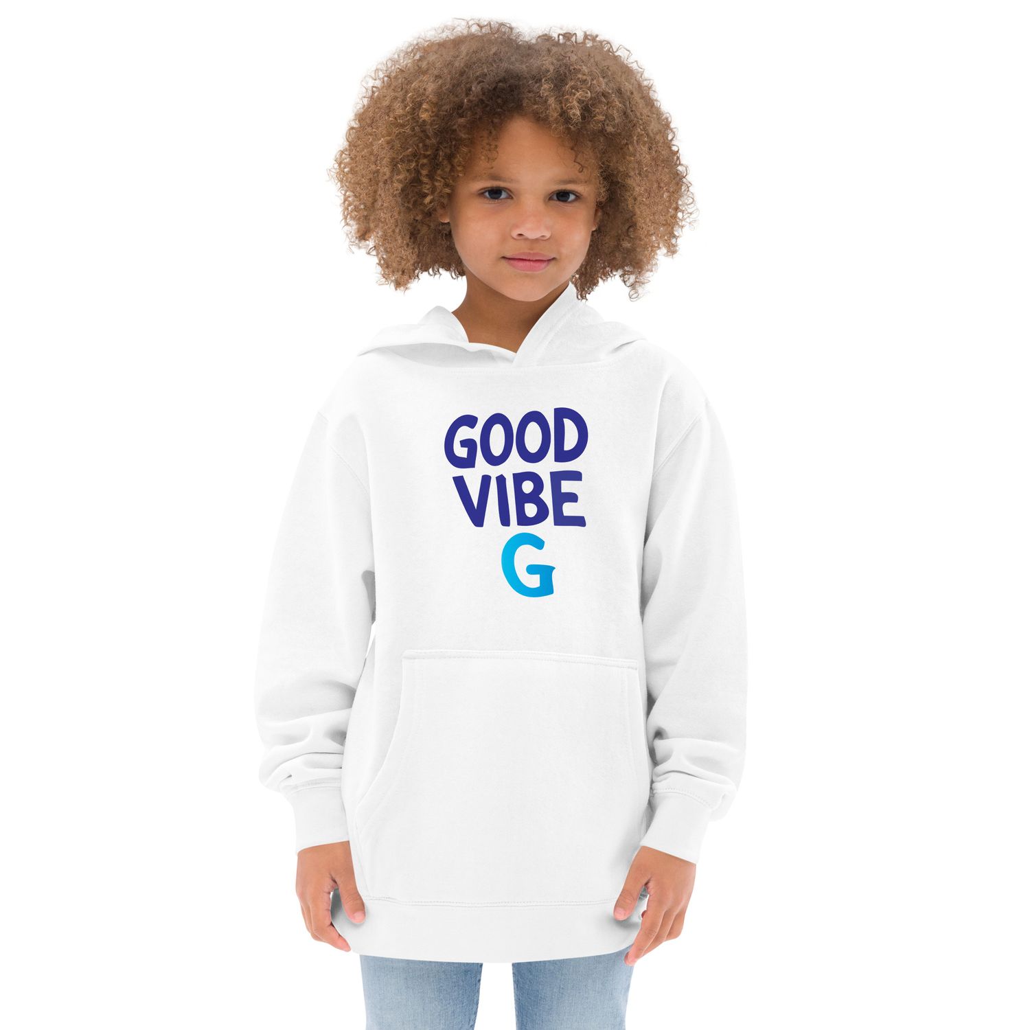 Good Vibe G | Bouncing Back From Mistakes | Kids Fleece Hoodie Good Vibe G | Bouncing Back From Mistakes | Kids Fleece Hoodie