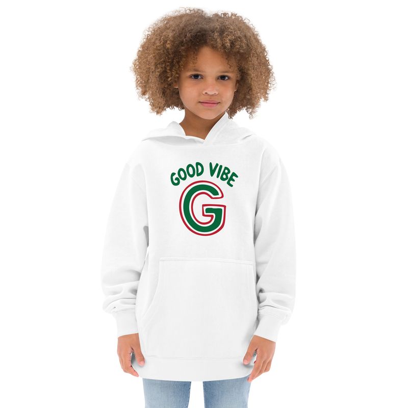 Good Vibe G | Leave Your Mark | Kids Fleece Hoodie