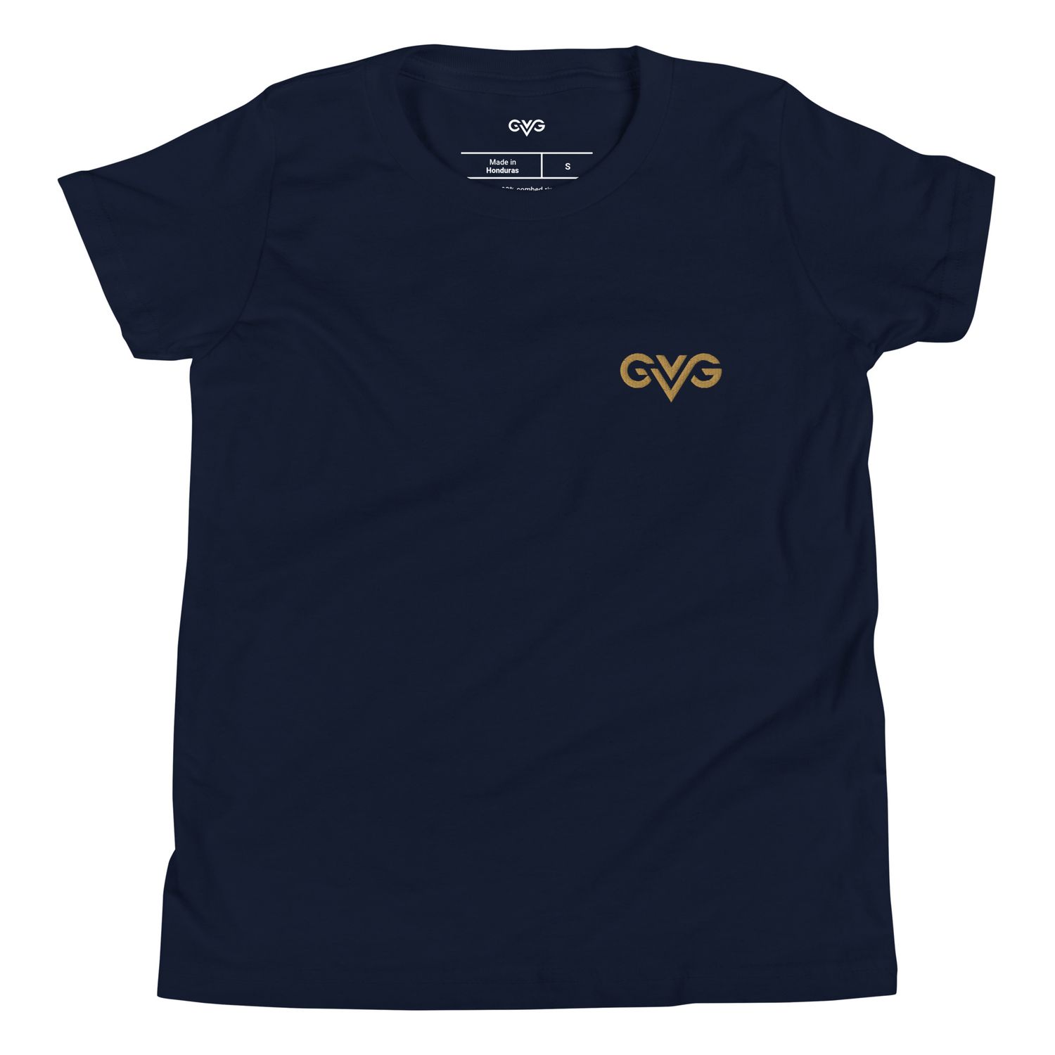 GVG Monogram | Navy T-shirt | Good Vibe Gangsta Gold Logo | Kids GVG Monogram | Navy T-shirt | Good Vibe Gangsta Gold Logo | Kids
