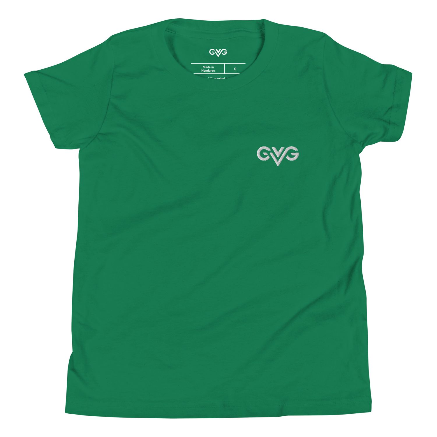 GVG Monogram | Kelly Green T-shirt | Good Vibe Gangsta White Logo | Kids GVG Monogram | Kelly Green T-shirt | Good Vibe Gangsta White Logo | Kids