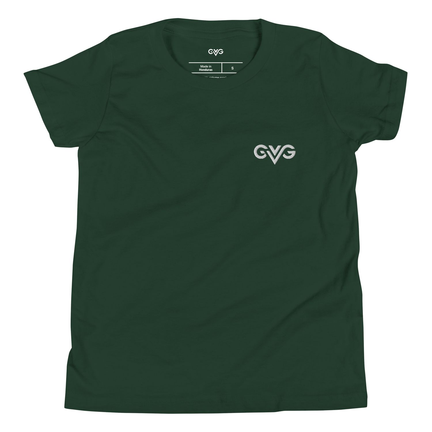 GVG Monogram | Forest Green T-shirt | Good Vibe Gangsta White Logo | Kids GVG Monogram | Forest Green T-shirt | Good Vibe Gangsta White Logo | Kids