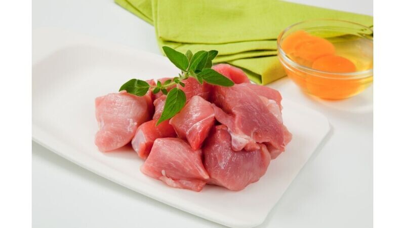 Diced pork