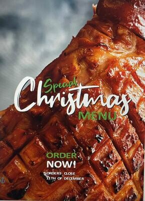 CHRISTMAS MENU 2025