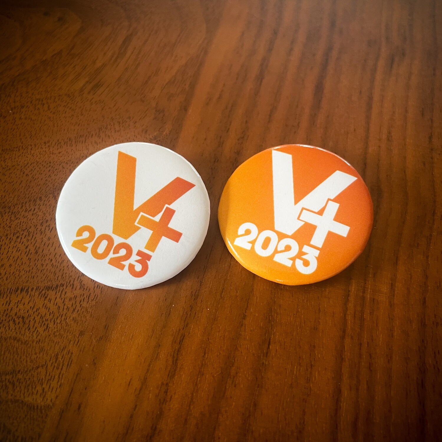 The Big V 2023 Badges (Set of 2)