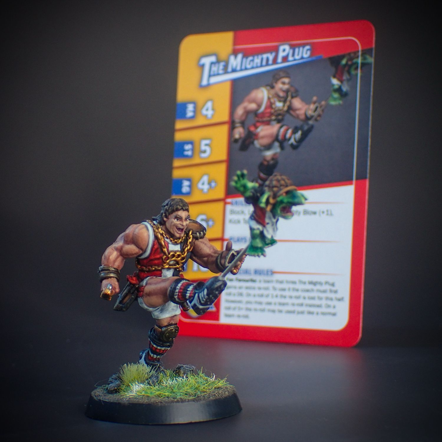 The Mighty Plug Star Player Miniature