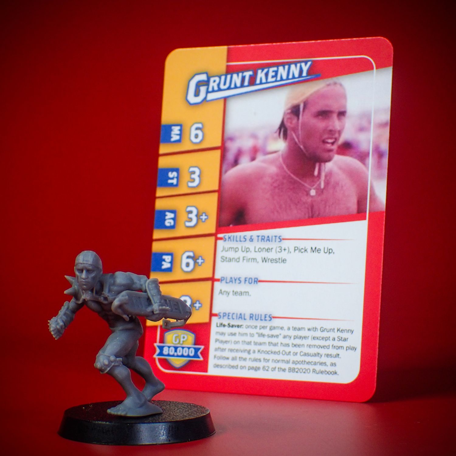 Grunt Kenny Coaching Staff Miniature Grunt Kenny Coaching Staff Miniature