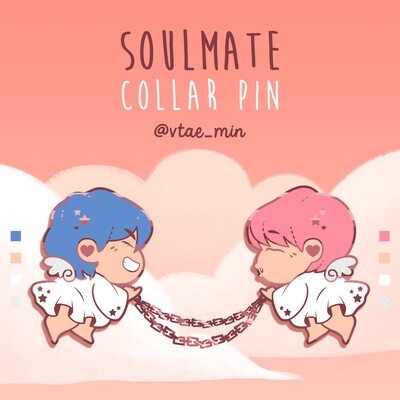 Soulmate Collar Pin