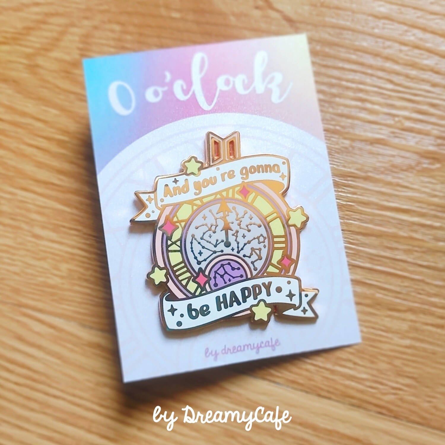 0 O&#39;clock Enamel Pin