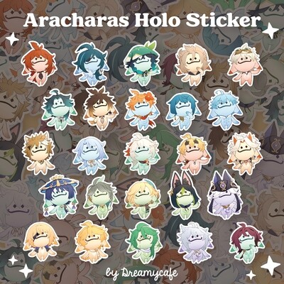 Aracharas Holo Sticker (Series 1)