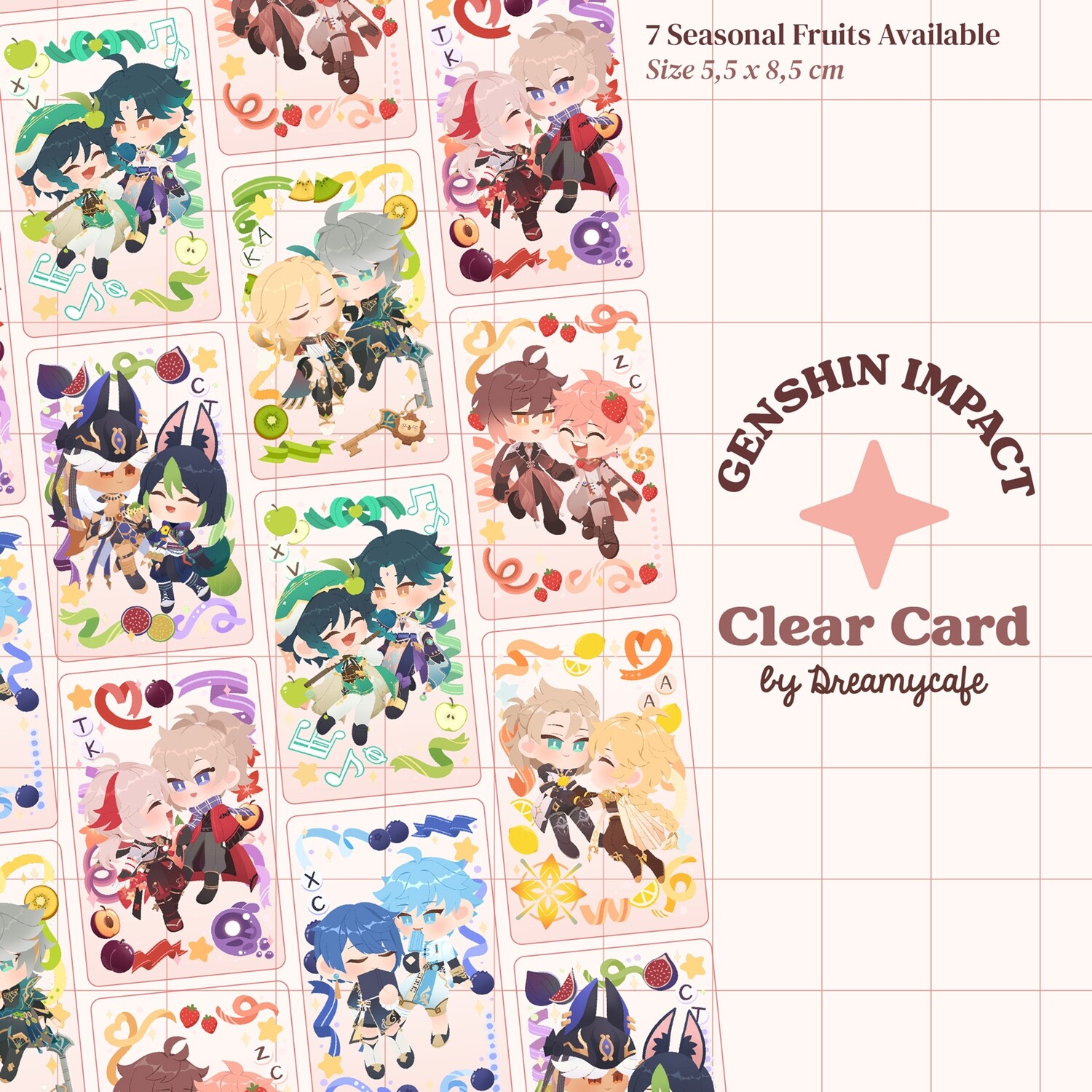 Fruity Boys Clear Card