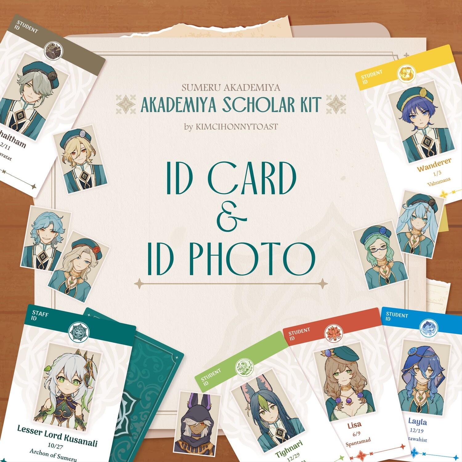 Akademiya Scholar Kit - Scholar ID &amp; Photo