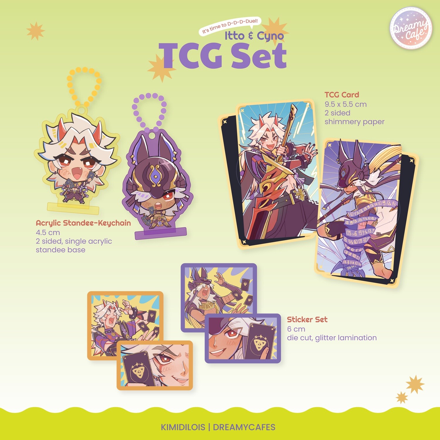 Itto &amp; Cyno TCG Set