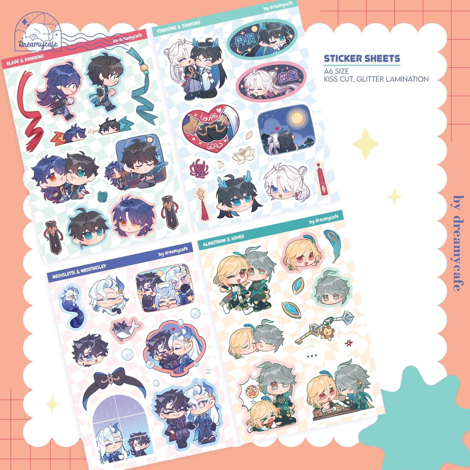 Couples Sticker Sheets