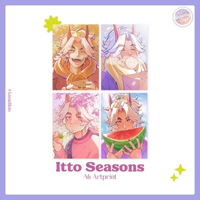 Arataki Itto Seasons Prints