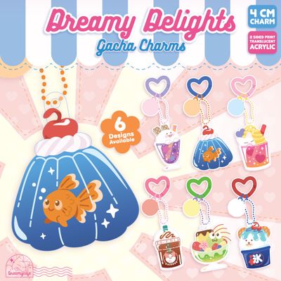 Dreamy Delights Gacha Charms