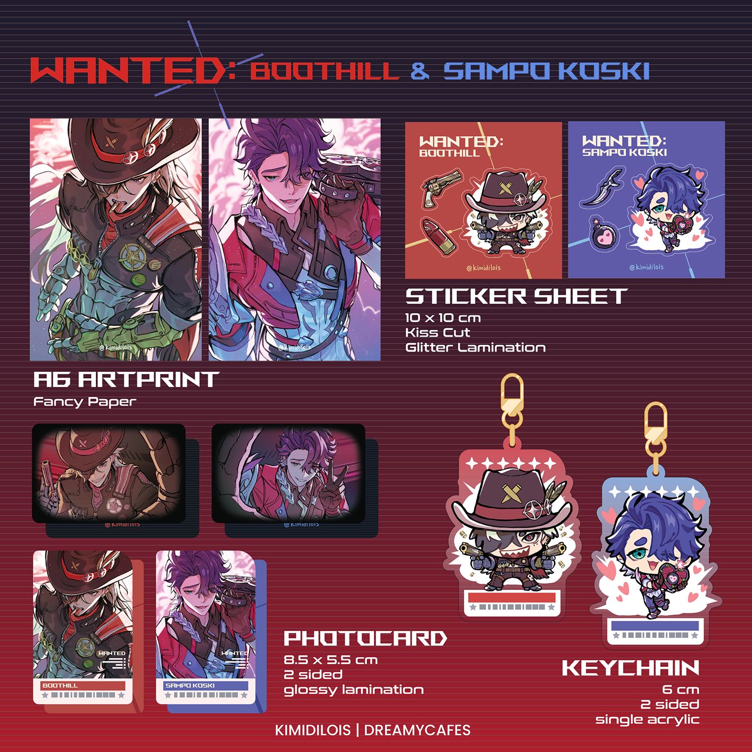 Wanted - Boothill &amp; Sampo Merch Set