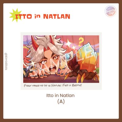 Itto's Adventure in Natlan Art Prints