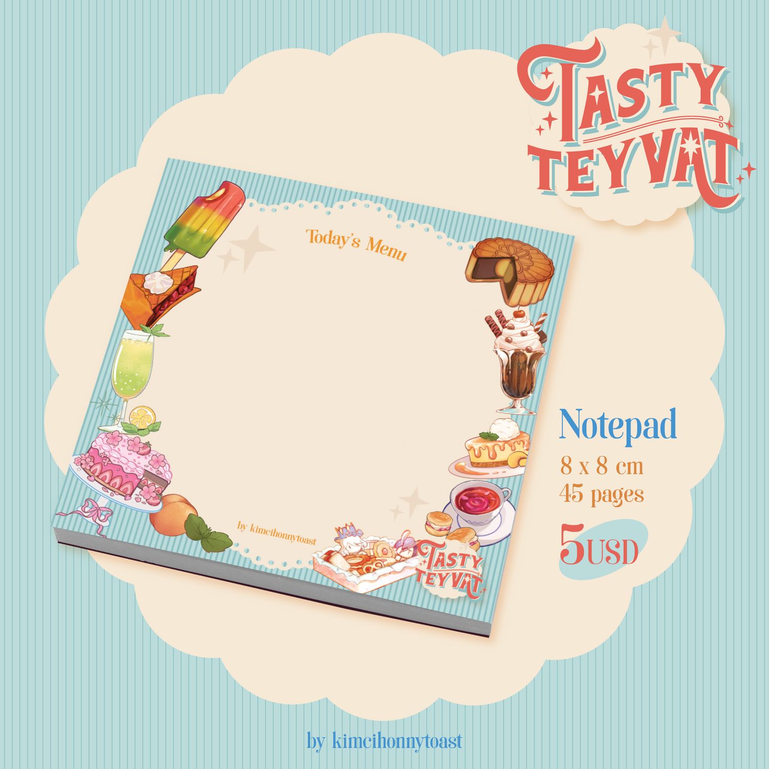 Tasty Teyvat Memopad