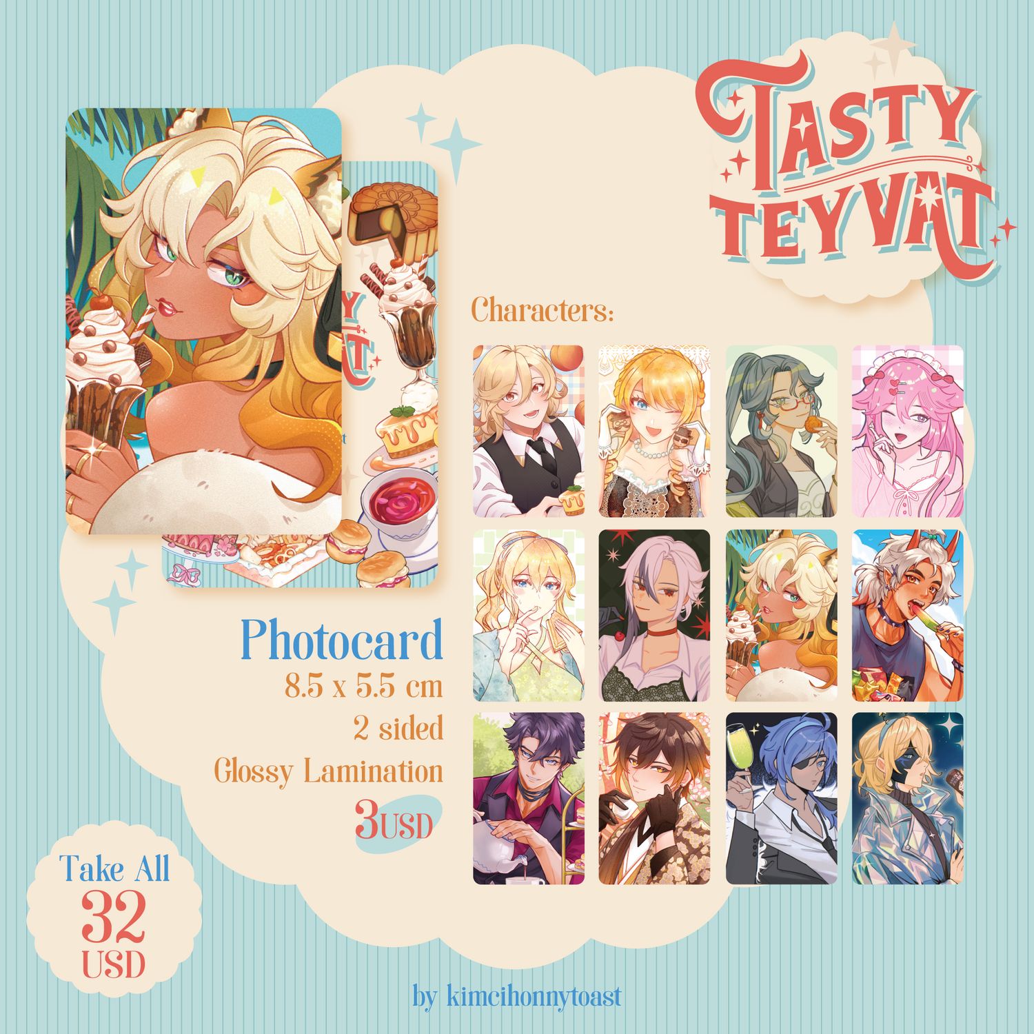 Tasty Teyvat Photocards