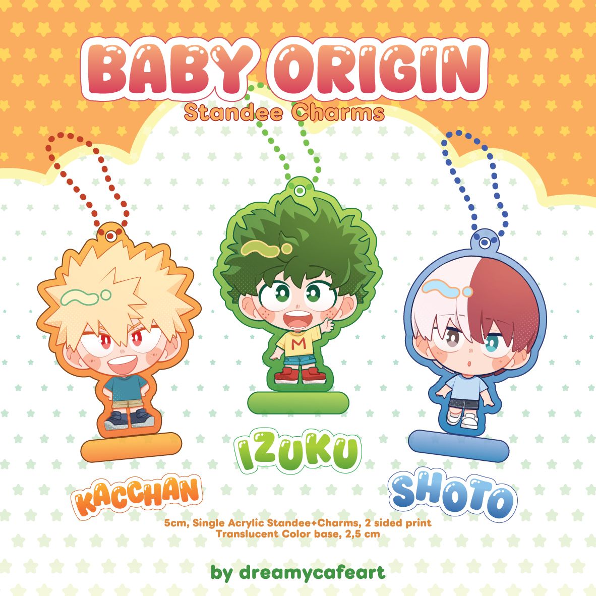 Baby Origin Trio Standee Charms