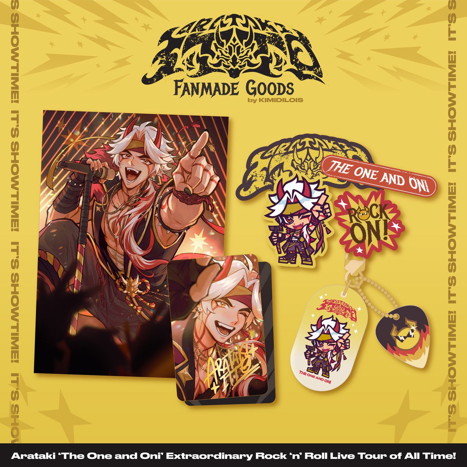 Arataki &#39;The One and Oni&#39; Itto Concert Goods SET